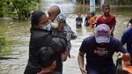 Penampakan Banjir Terjang  Makassar