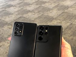 Tampilan Galaxy A52 Warna Hitam Sekece Galaxy S21+