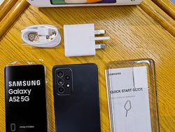 Tampilan Galaxy A52 Warna Hitam Sekece Galaxy S21+