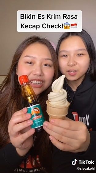 es krim rasa unik buatan tiktoker sisca kohl
