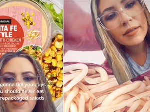 Hii! Sering Makan Salad, Wanita Ini BAB Bangkai Cacing