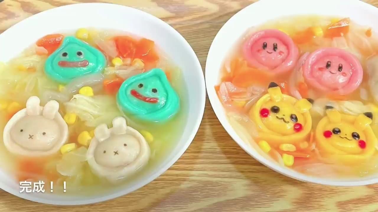 Lucu Banget! Dumpling Bentuk Pikachu dan Kirby Ini Bikin Tak Tega Memakannya