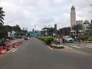 Lalin di Simpang Gadog Arah Puncak Pagi Ini Lancar