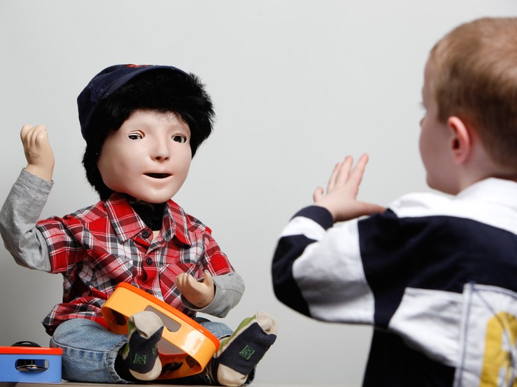 IEEE, organisasi di balik katalog bot memberikan deretan robot-robot terseram di dunia. Siapa saja mereka?

Di urutan ke-10 ada Bandit dari USC Interaction Lab and BlueSky Robotics. Meski seram, tujuan Bandit sangat mulia yakni membantu anak autis, memotivasi orang dewasa yang lebih tua dalam latihan fisik, dan memberikan terapi kepada pasien stroke.