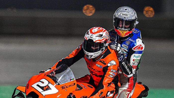 Alex Marquez Alex Marquez terjatuh di hari keempat tes MotoGP 2021