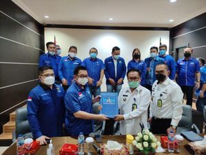 Datangi Kanwil Kemenkum HAM, DPD PD Sulut Tolak Hasil KLB Sumut