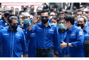 Foto Populer Sepekan: Geger KLB Demokrat-Kontroversi Vaksin AstraZeneca