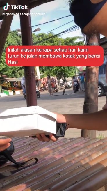 Arti Nasi Kotak Bagi Driver Ojol Ini Bikin Banyak Bersyukur