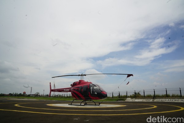 Helikopter ini tipe Bell 505 Jet Ranger X (Syanti/detikcom)
