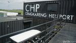 Foto: Tempat Mangkalnya Taksi Terbang di Cengkareng