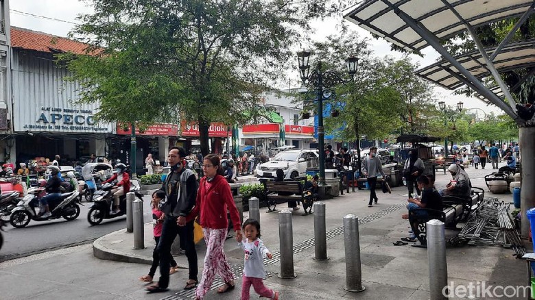Kawasan Malioboro saat libur isra MIkraj Kawasan Malioboro saat libur isra MIkraj