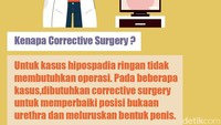 Seperti dijalani Aprilia Manganang, hipospadia kadang perlu diatasi dengan corrective surgery.