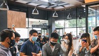 Namun, Nichola menolak perjodohan netizen tersebut. Ia menyebut kalau Felicia Tissue bukan tipenya. Foto: Instagram @nachoseann