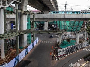 Dibangun 5 Tingkat, Jembatan Penghubung MRT-TransJakarta Dibuka saat HUT DKI