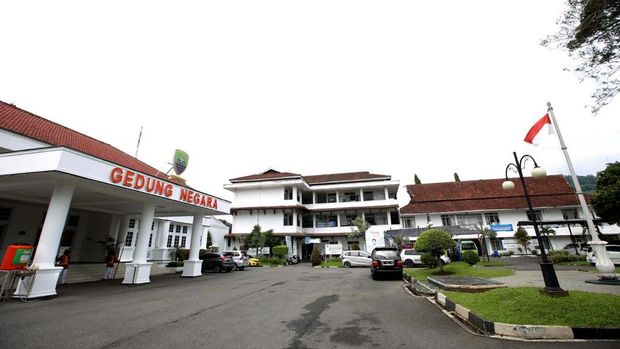 Gedung Negara yang selama ini menjadi pendopo Bupati Sumedang