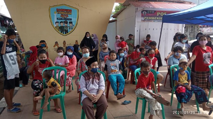 Kampung Tangguh Jaya di Sawah Besar, Jakpus