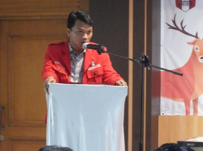 Ketua Umum GMNI Imanuel Cahyadi (Sumber: situs web GMNI)