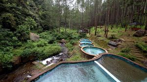 Foto: Ada Kolam Renang Secantik Ini di Sumedang