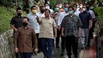 Momen Keakraban Prabowo dan Airlangga di Hambalang