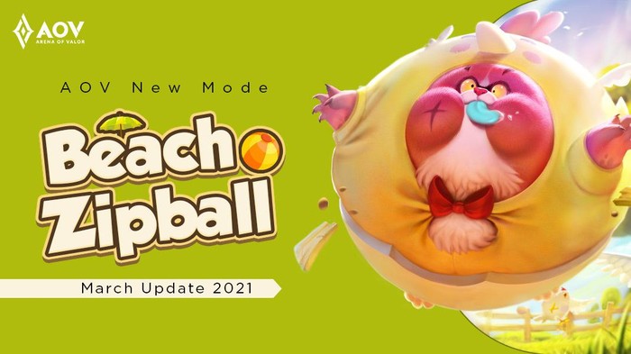 Nantikan Mode Terbaru AOV, “Beach Zipball” dalam Patch Update di Bulan Maret 2021