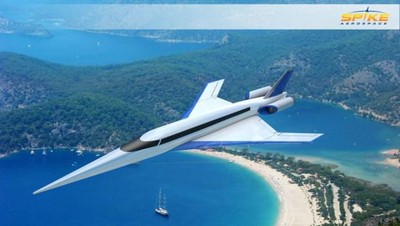 Potret Jet Supersonik Spike S-512 yang Nyaman dan Mewah