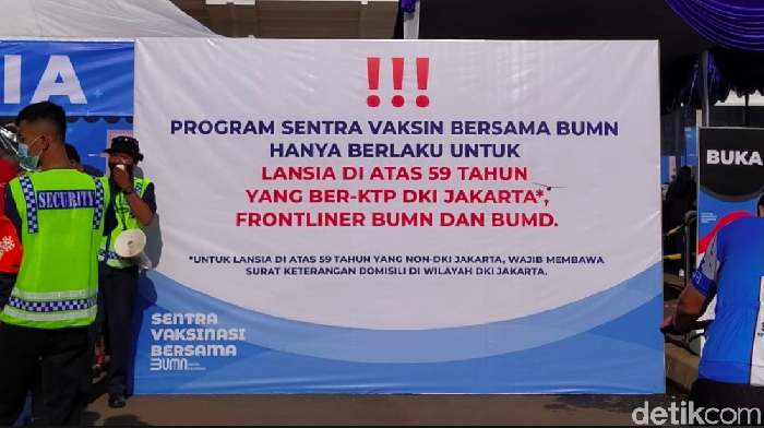 Sentra Vaksinasi Bersama Simpang siur informasi tentang Sentra Vaksinasi Bersama