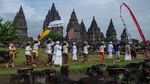 Ritual Tawur Agung Kesanga di Candi Prambanan