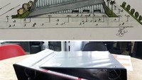 Gedung perkantoran atau perpustakaan kota terinspirasi dari tumpukan archive atau file binder.