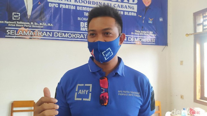 Anak eks Ketua DPC PD Blora Bambang Susilo, Yusuf Abdurrohman, Minggu (14/3/2021).