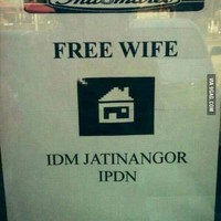 Hadiahnya nggak main-main nih, gratis istri. Yuk yang masih jomblo boleh kesini, siapa tahu dapat pasangan.. Foto: 1cak.com