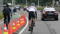 Sanksi yang diberikan berupa denda sebesar Rp 100.000 bagi pelanggar lalu lintas khusus kendaraan tidak bermotor.