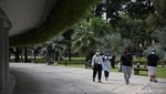 Kembali Dibuka untuk Umum, Taman Lapangan Banteng Ramai Pengunjung