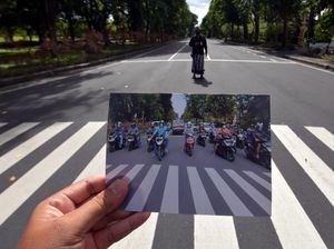 Potret Bali yang Sunyi Saat Nyepi