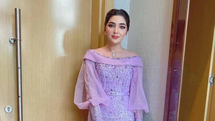 Ashanty di Acara Lamaran Aurel Hermansyah dan Atta Halilintar