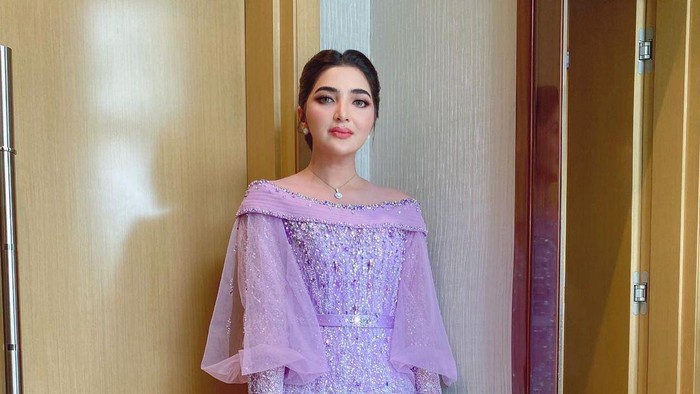 Ashanty di Acara Lamaran Aurel Hermansyah dan Atta Halilintar