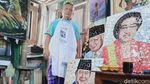 Ciamik! Keramik Bekas Disulap Jadi Mosaik Jokowi hingga SBY