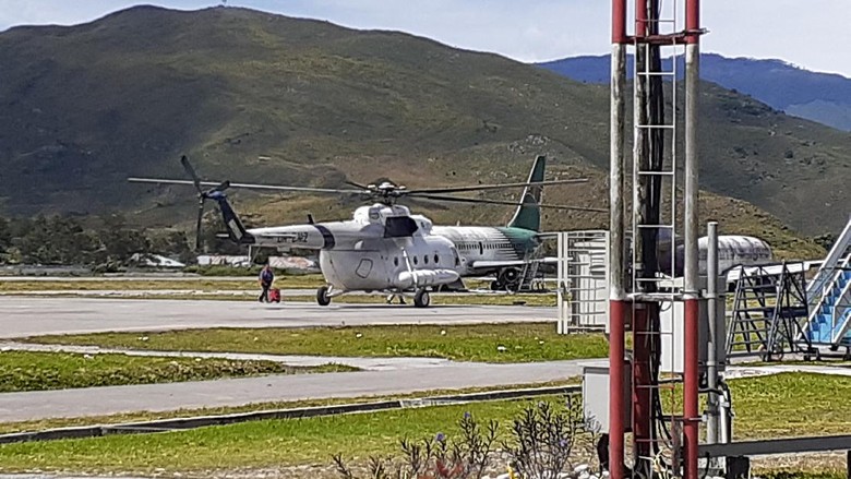 Helikopter di Papua Penyewaan helikopter di Papua