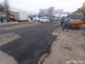 2 Kali Diperbaiki, Jl Industri Bekasi Kini Terlihat Rapi