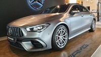 Mercedes-AMG CLA 45 S 4Matic+ sebenarnya bukan mobil yang baru-baru amat. Mobil ini sudah diperkenalkan secara global di ajang Frankfurt Motor Show akhir 2019 lalu. Namun baru masuk di Indonesia awal 2021 ini. Foto: Luthfi Anshori