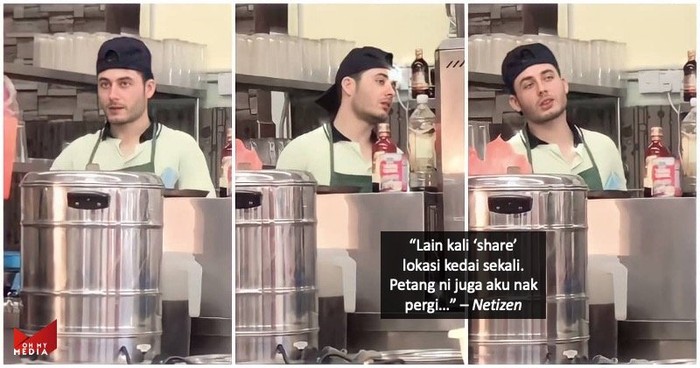 Mirip Aktor Turki, Penjaga Warung Makan Ini Tampannya Bikin Gagal Fokus!