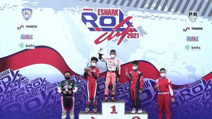 Qarrar Firhand Ali berjaya di putaran kedua Kejuaraan Eshark Rok Cup Indonesia 2021, Minggu (14/3/2021)