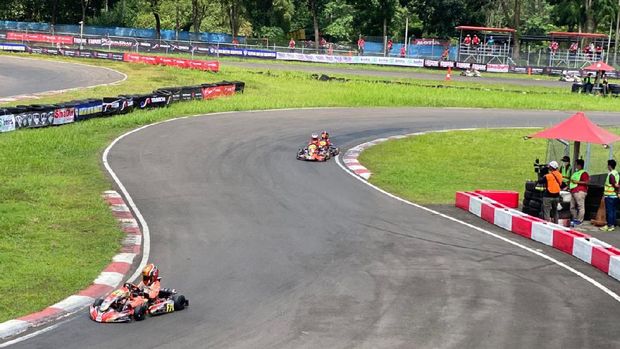 Qarrar Firhand Ali berjaya di putaran kedua Kejuaraan Eshark Rok Cup Indonesia 2021, Minggu (14/3/2021)