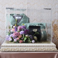 Atta memberikan seserahan sebanyak 13 kotak dan dibalas dengan angsul-angsul sebanyak 5 kotak, ungkap Dita kepada Wolipop baru-baru ini. (Foto: Dok. Rose Arbor Seserahan)