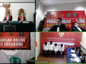 Tangis Nahkoda Terdakwa Bola Sabu di Sukabumi Saat Bacakan Nota Pembelaan