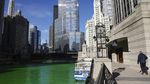 Tradisi Unik Mengubah Sungai Jadi Hijau di Chicago