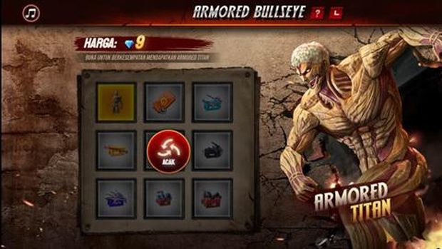 Dapatkan Bundle Armored Titan di Armored Bullseye Free Fire