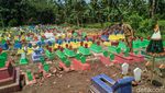 Hilangkan Kesan Seram, Kuburan Ini Dicat Warna-warni