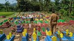 Hilangkan Kesan Seram, Kuburan Ini Dicat Warna-warni