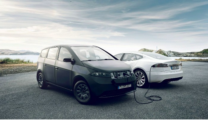 Mobil dengan solar panel Sono Motors Mobil dengan solar panel Sono Motors