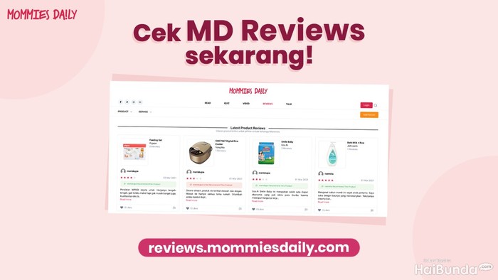 Platform Review Mommies Daily Platform terbaru dari Mommies Daily, yakni MD Review